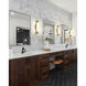 Chase LED 18 inch Modern Gold Bath Vanity Light Wall Light