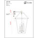 Talbot 3 Light 17.5 inch Oil Rubbed Bronze Outdoor Wall Light in Seedy Glass