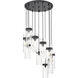 Fontaine 11 Light 26.25 inch Matte Black Chandelier Ceiling Light