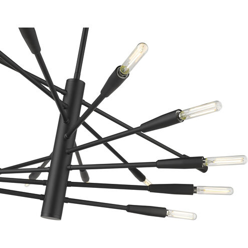 Ascension 16 Light 32 inch Matte Black Chandelier Ceiling Light