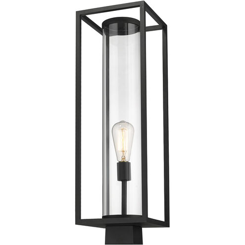 Dunbroch 1 Light 26.25 inch Black Outdoor Post Mount Fixture