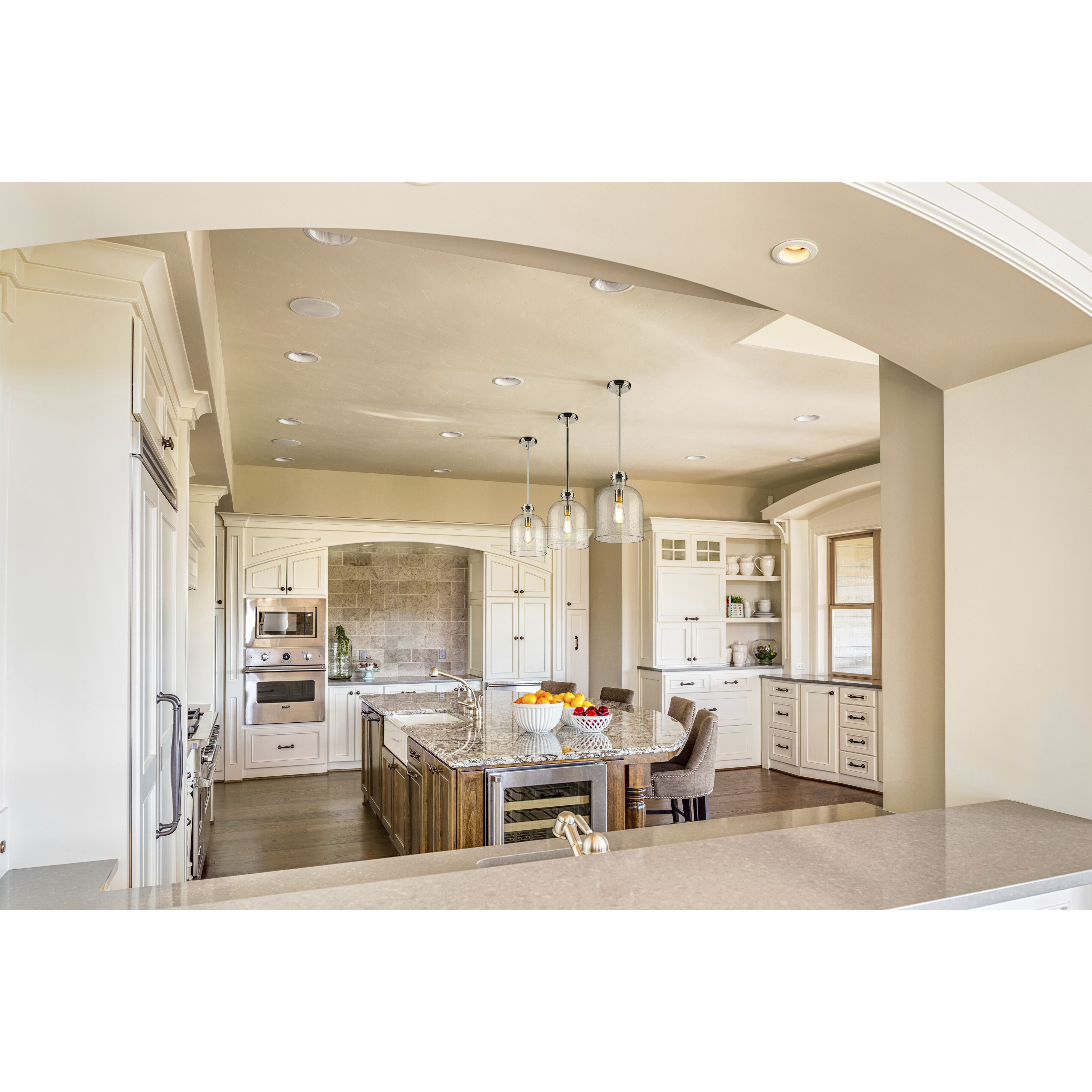 Pearson 1 Light 9.5 inch Brushed Nickel Pendant Ceiling Light