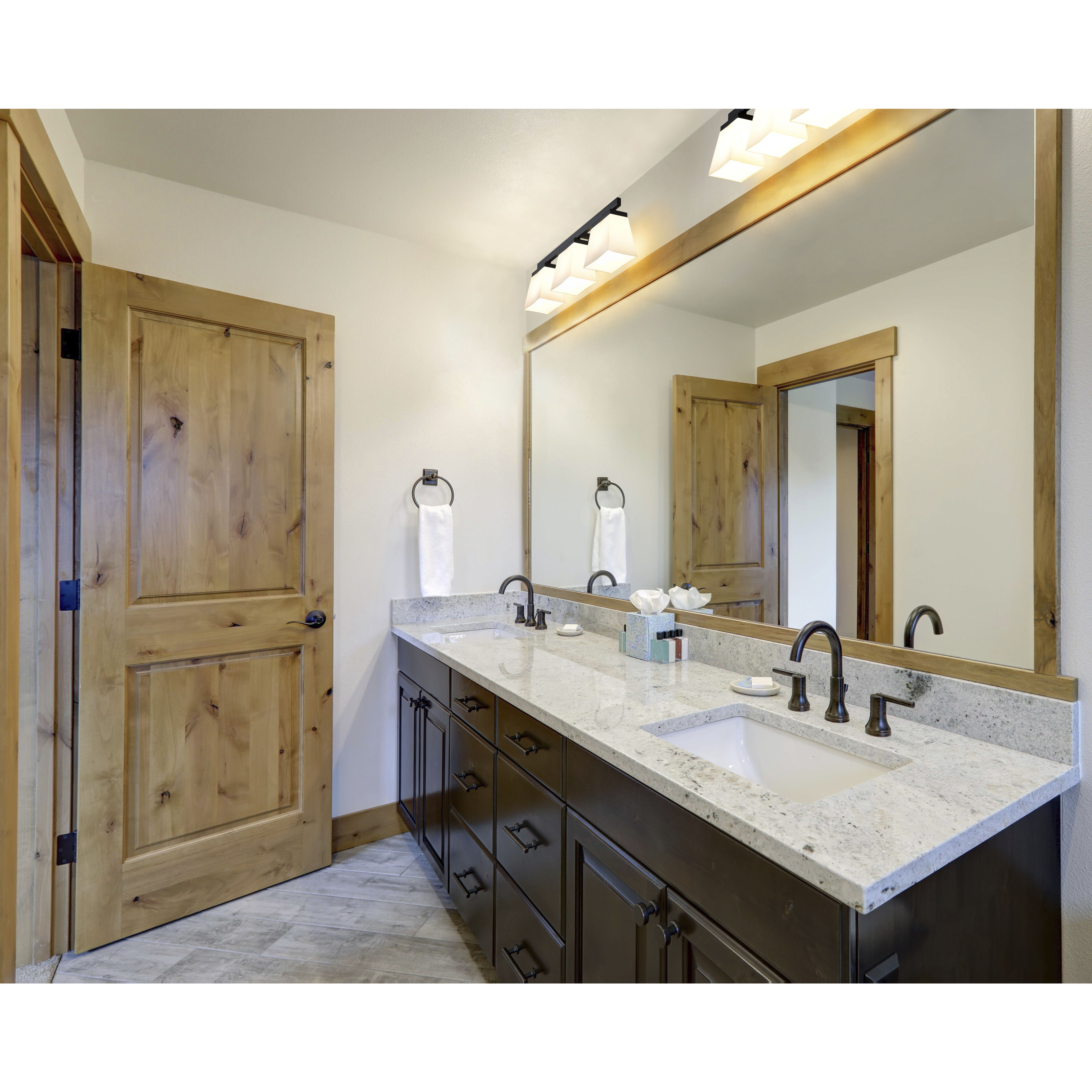 Astor 3 Light 23 inch Matte Black Vanity Wall Light