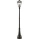 Talbot 3 Light 104 inch Oil Rubbed Bronze Outdoor Post Mounted Fixture