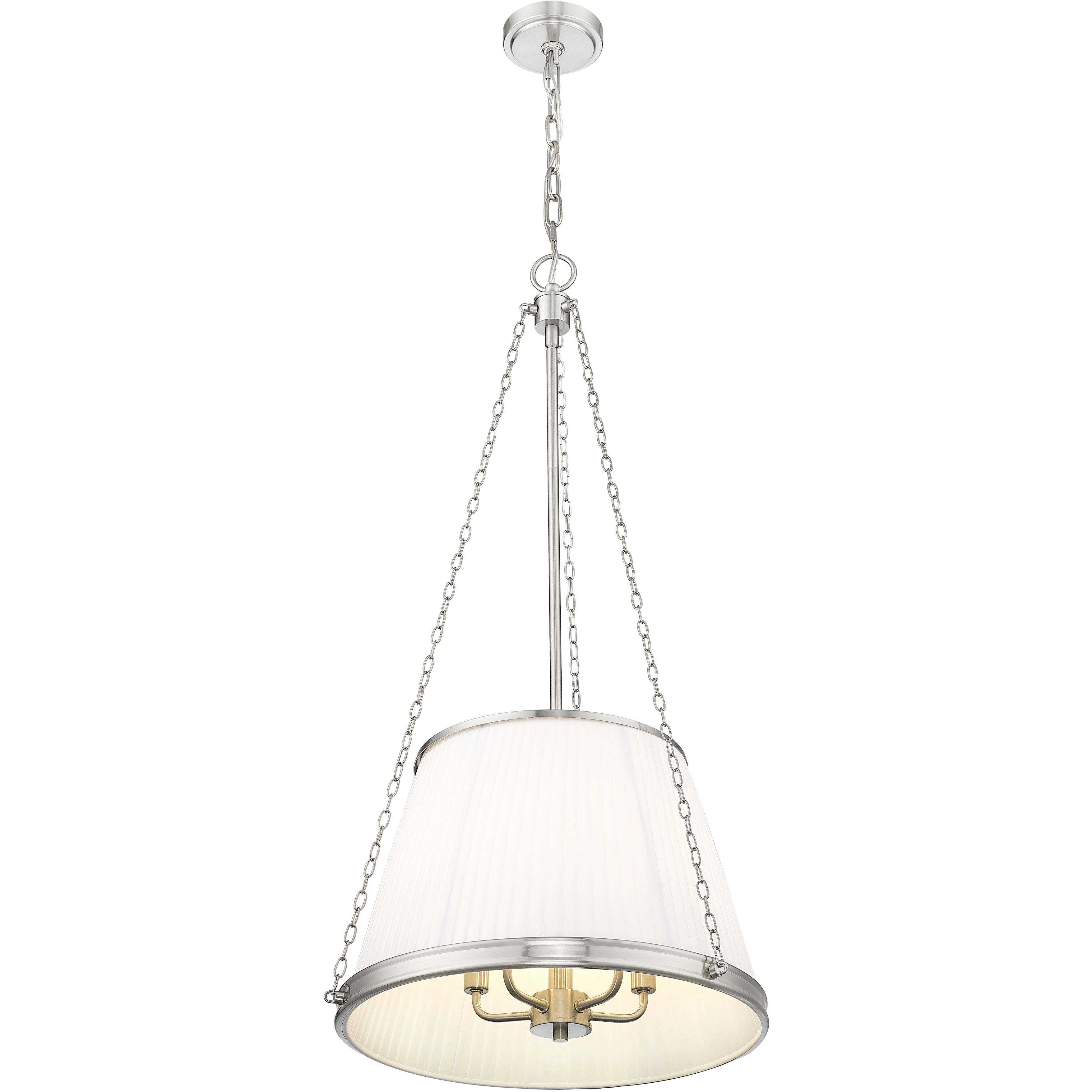 Madeline 5 Light 18 inch Brushed Nickel Pendant Ceiling Light