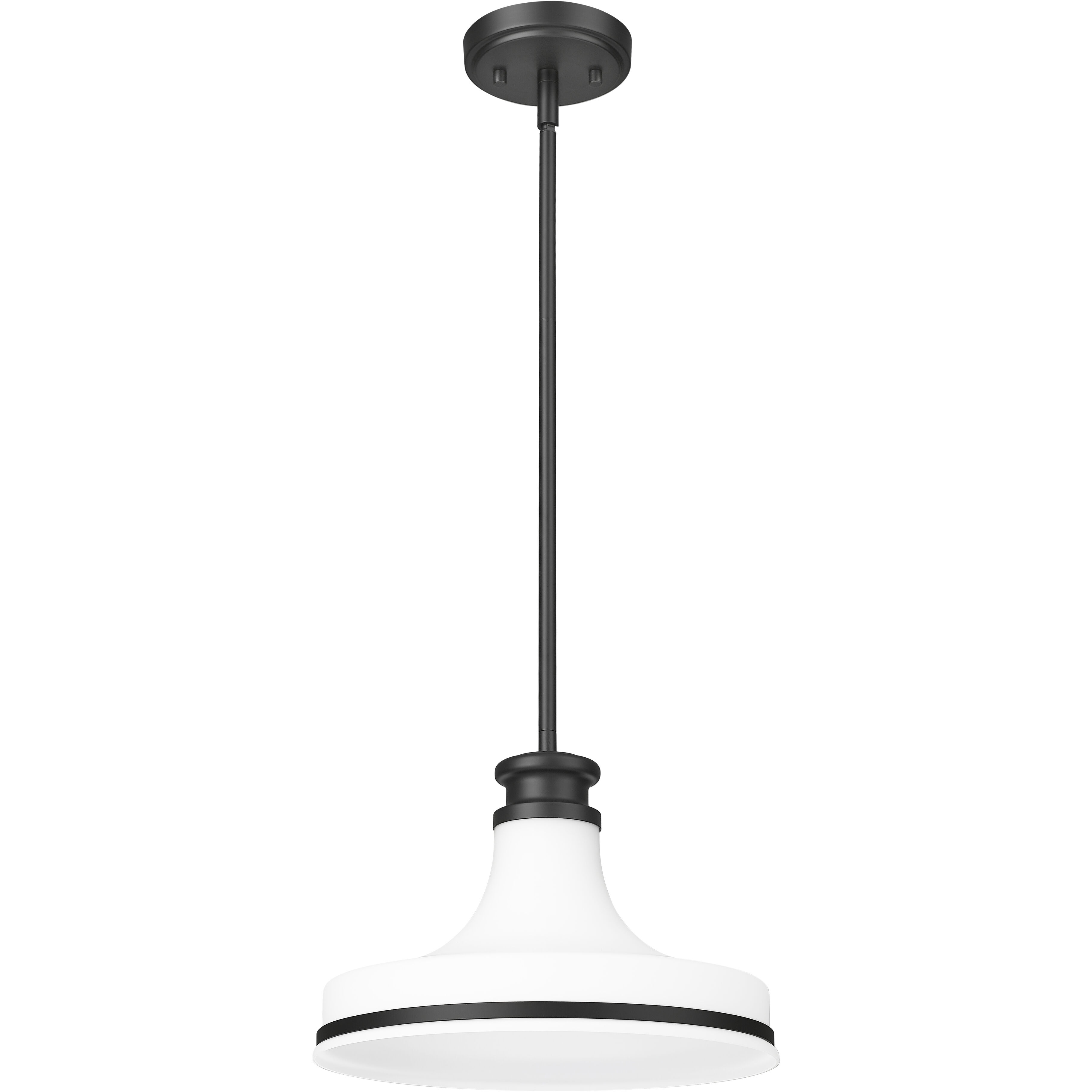 Reznor Pendant Ceiling Light in Matte Black