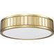 Madison LED 12.5 inch Modern Gold Flush Mount Ceiling Light