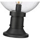 Laurent 1 Light 17.75 inch Black Outdoor Pier Mounted Fixture