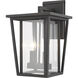 Seoul 2 Light 9.25 inch Outdoor Wall Light