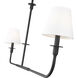 Tova 2 Light 63.75 inch Matte Black Linear Chandelier Ceiling Light