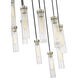 Beau 11 Light 24 inch Brushed Nickel Chandelier Ceiling Light