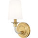 Katerina Wall Sconce Wall Light in Rubbed Brass