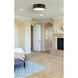 Harley 3 Light 16 inch Bronze Flush Mount Ceiling Light