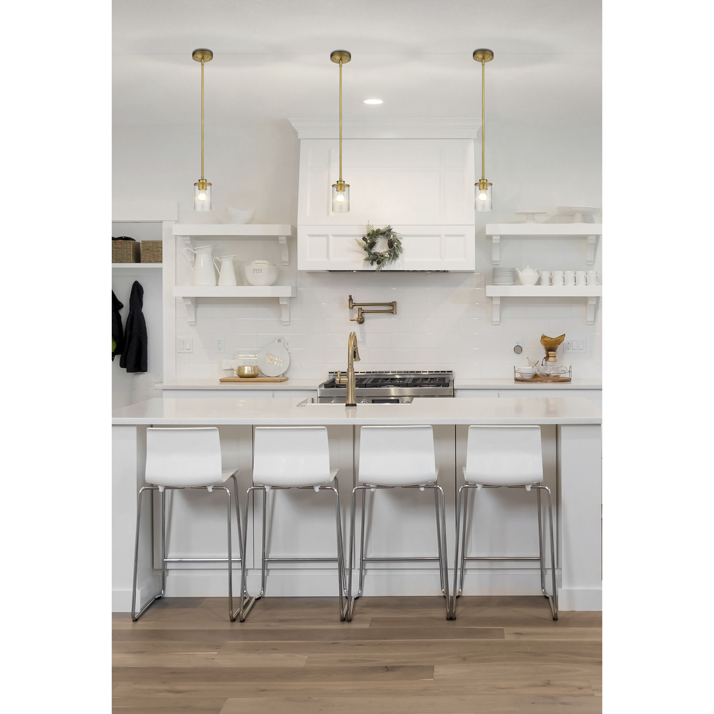 Beckett 1 Light 5.25 inch Olde Brass Pendant Ceiling Light