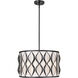 Harden 5 Light 18.25 inch Matte Black Pendant Ceiling Light