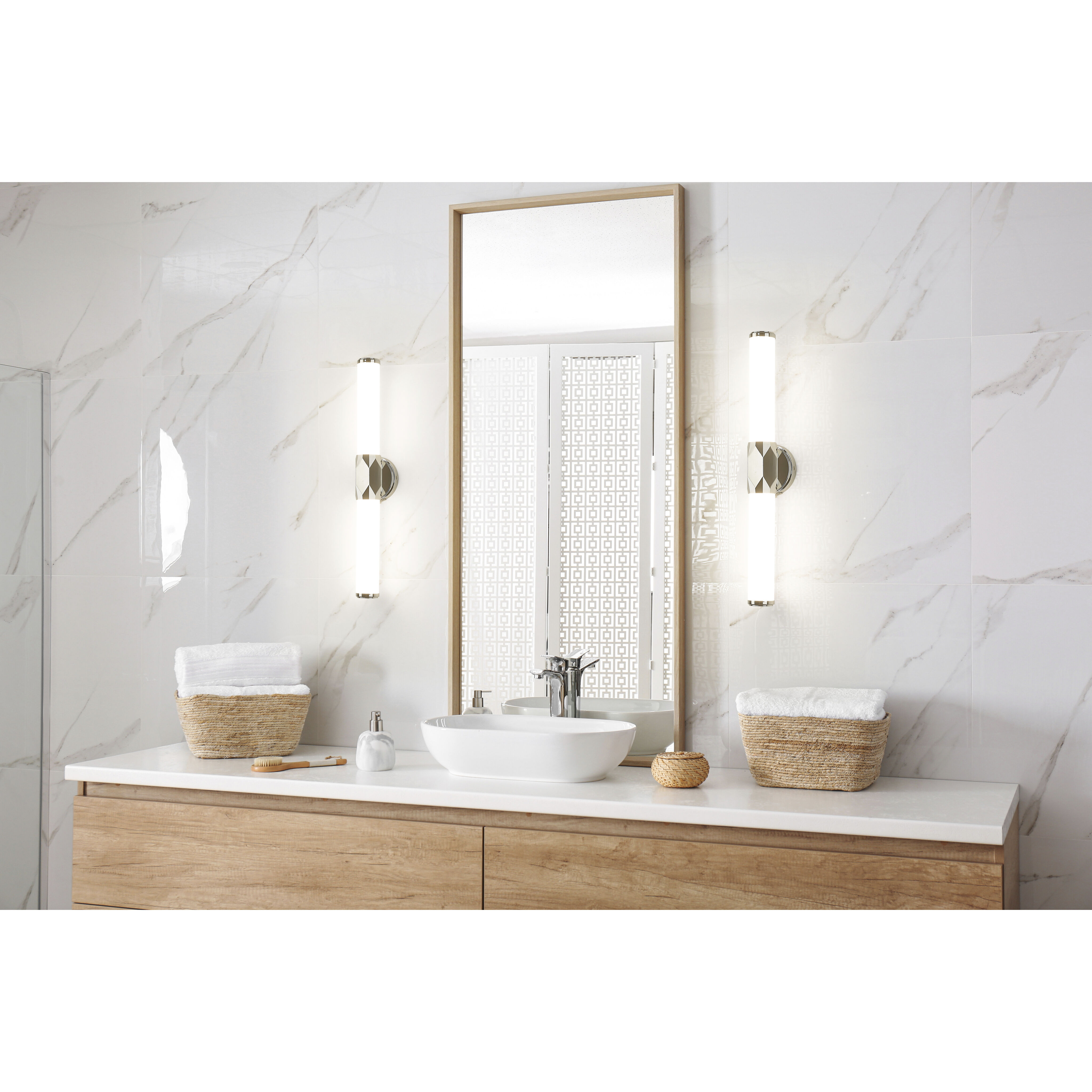Cooper LED 25 inch Chrome Vanity Wall Light