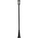 Brookside 1 Light 110.5 inch Black Outdoor Post Mounted Fixture