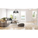 Soriano 5 Light 27 inch Matte Black and Brushed Nickel Chandelier Ceiling Light