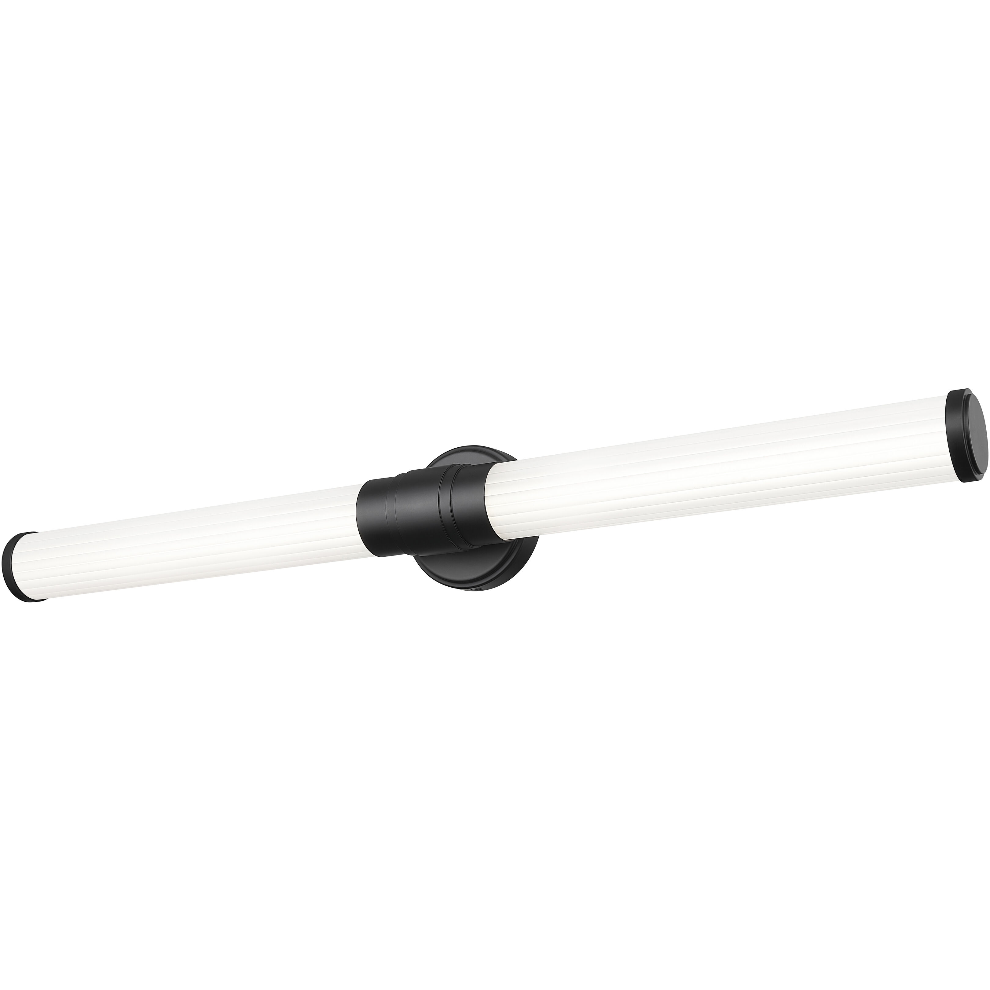 Warwick LED 32.5 inch Matte Black Bath Vanity Wall Light