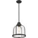 Burren 1 Light 12.25 inch Matte Black Pendant Ceiling Light