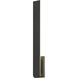 Stylet LED 36 inch Sand Black Outdoor Wall Light