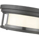 Willow 2 Light 12 inch Bronze Flush Mount Ceiling Light