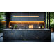 Hudson LED 72 inch Gold Linear Chandelier Ceiling Light