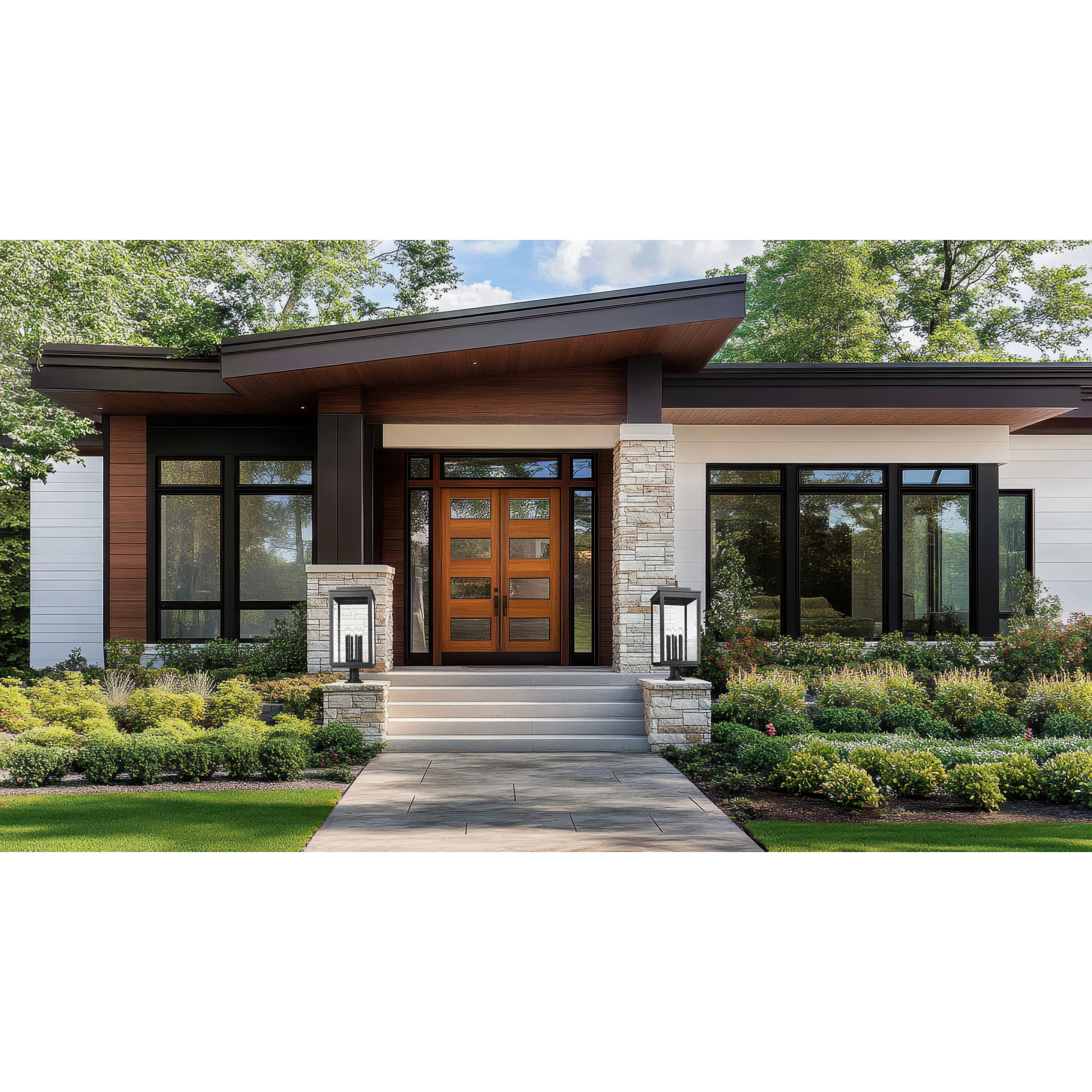 Hartwell 6 Light 34.75 inch Sand Black Outdoor Pier Mounted Fixture