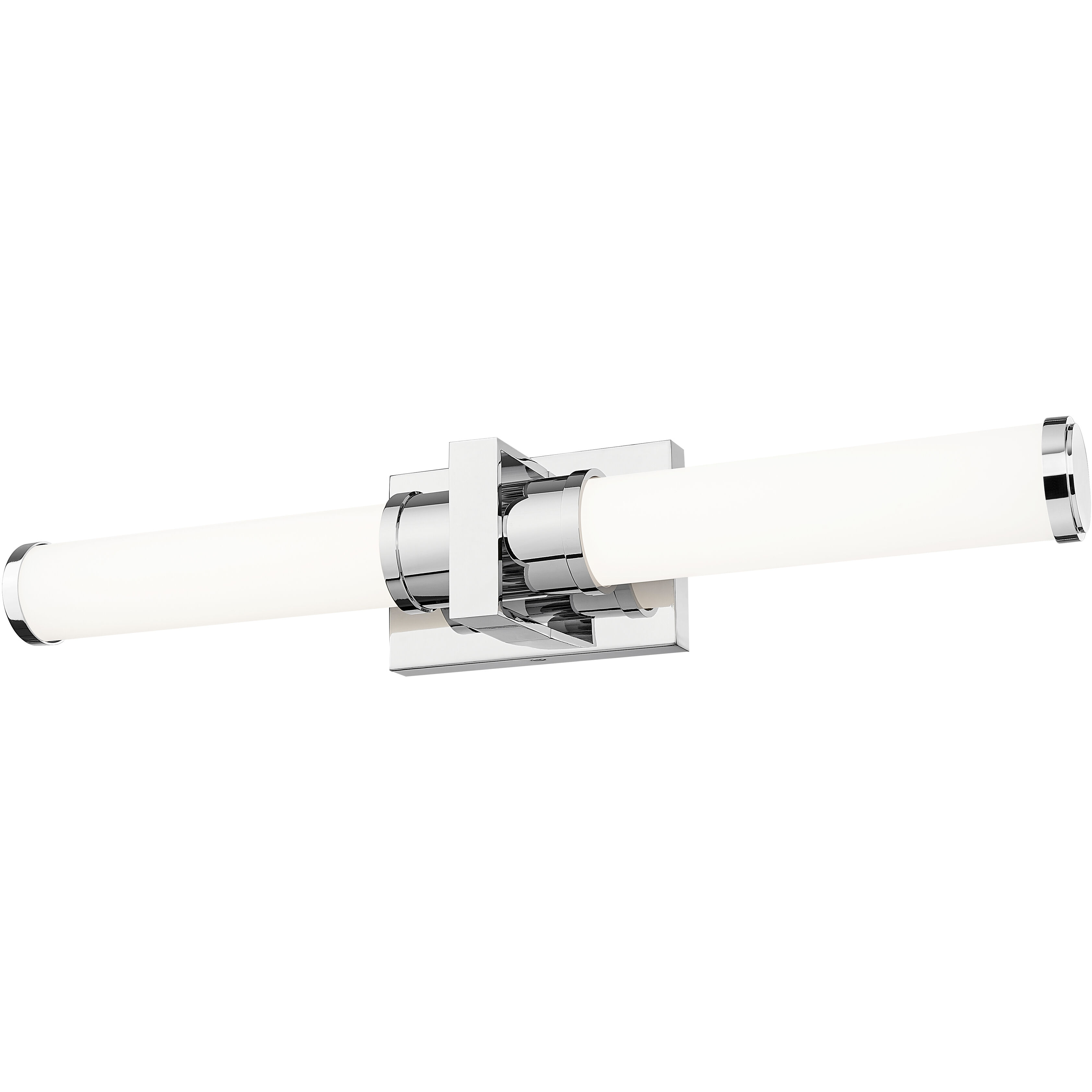 Idris LED 25.5 inch Chrome Bathroom Vanity Wall Light