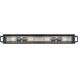Titania 4 Light 40 inch Black and Brushed Nickel Vanity Wall Light