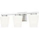 Nextra 3 Light 24 inch Brushed Nickel Bath Vanity Wall Light