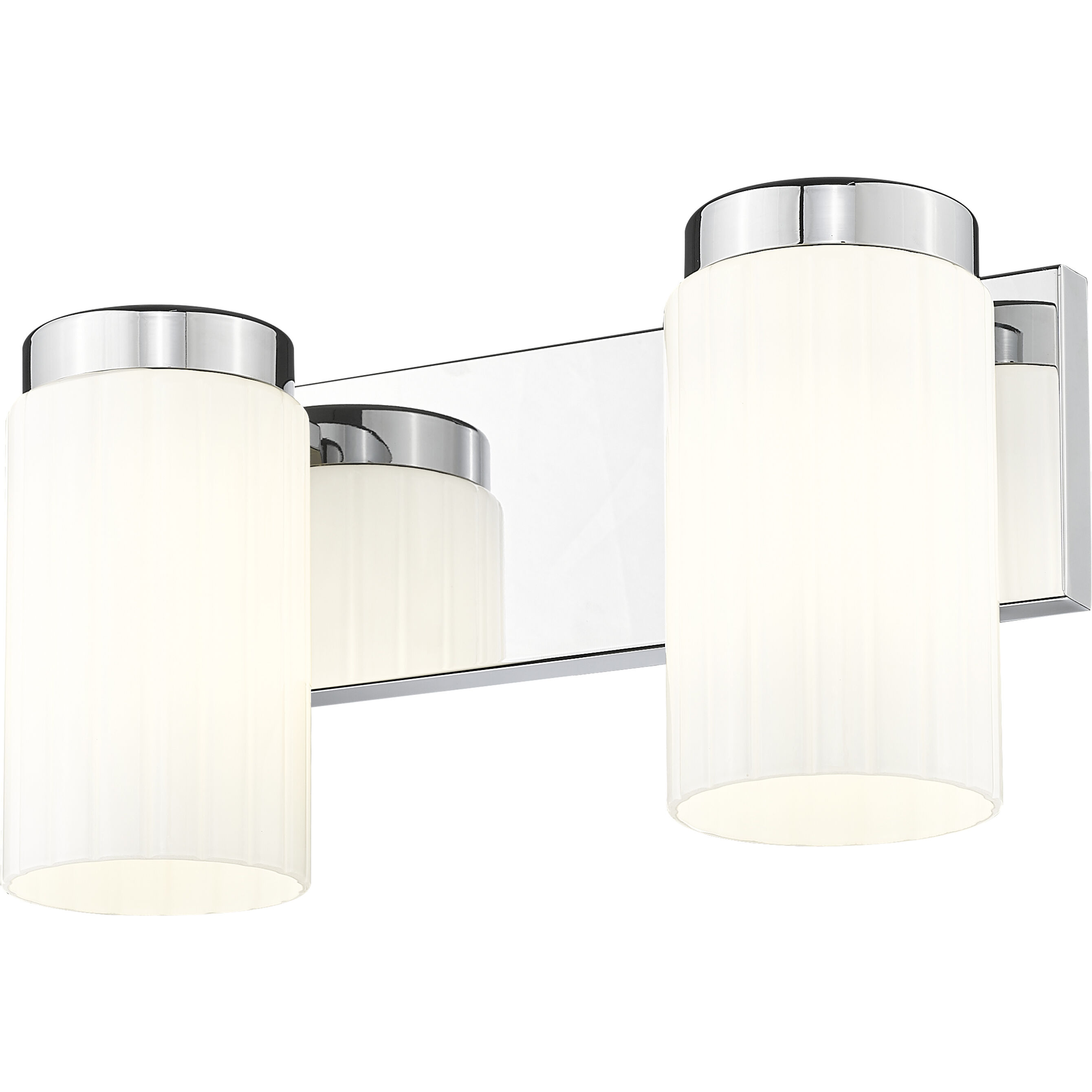 Burk 2 Light 13.75 inch Chrome Bath Vanity Light Wall Light