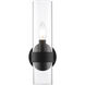 Datus 1 Light 6.5 inch Matte Black Wall Sconce Wall Light