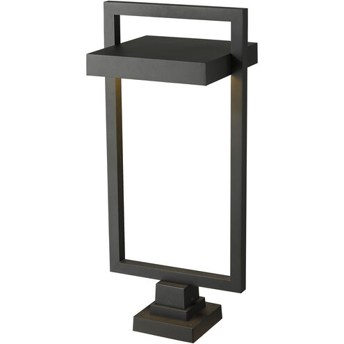 Luttrel LED 31.5 inch Black Outdoor Pier Mounted Fixture
