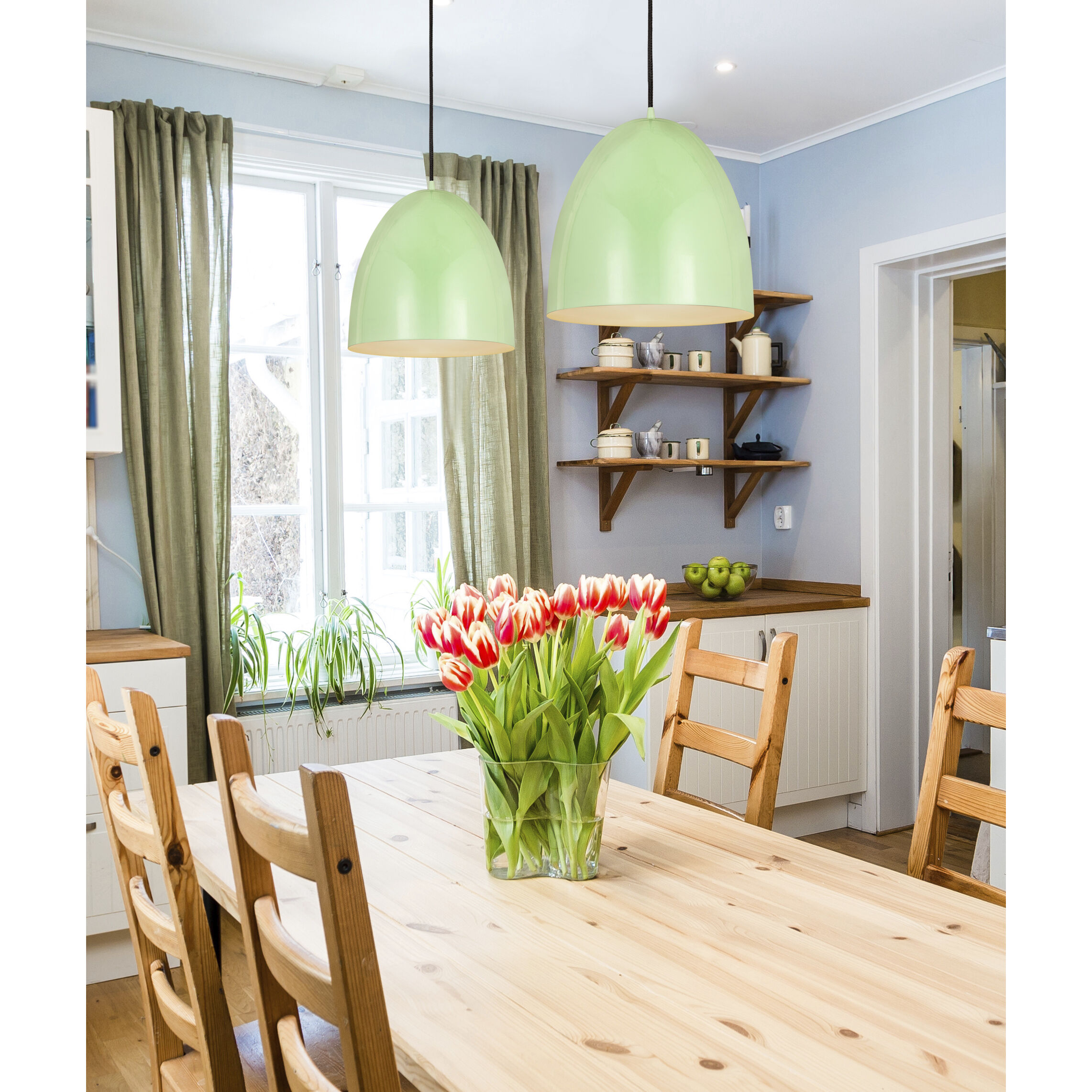 Z-Studio 1 Light 12 inch Mint Pendant Ceiling Light