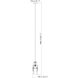 Cayden 1 Light 6.5 inch Modern Gold Pendant Ceiling Light