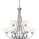 Ashton 9 Light 31 inch Chrome Chandelier Ceiling Light in 25.3