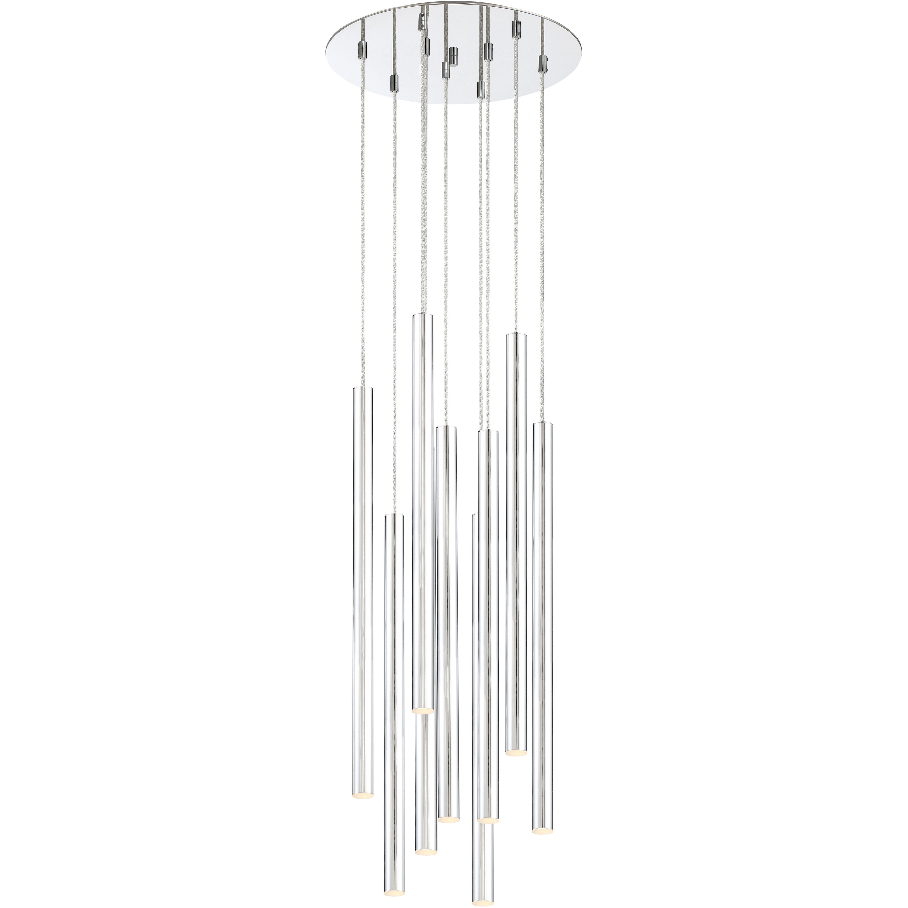 Forest LED 16 inch Chrome Chandelier Ceiling Light