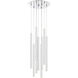 Forest LED 16 inch Chrome Chandelier Ceiling Light