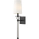 Mia 1 Light 5.5 inch Matte Black Wall Sconce Wall Light