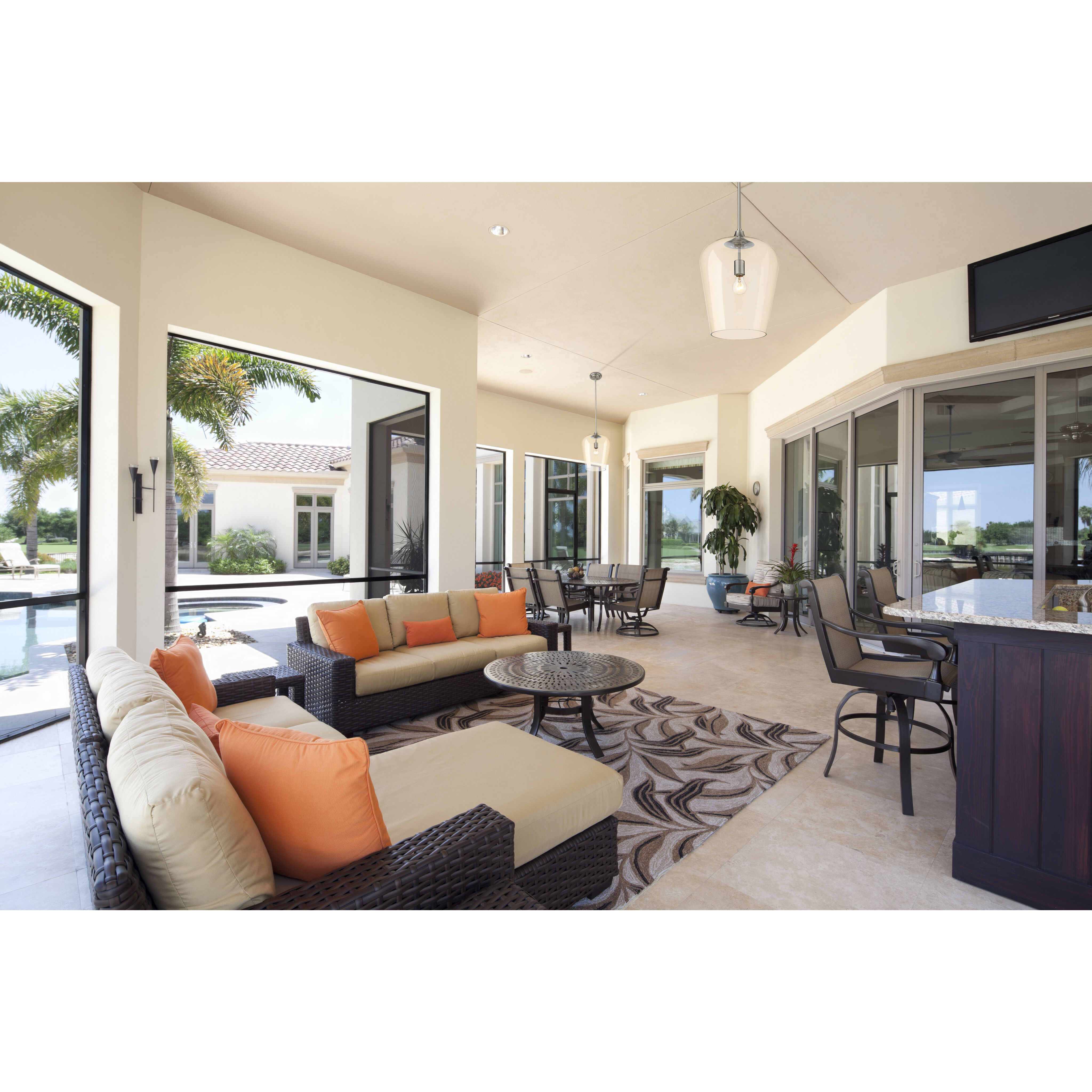 Joliet 1 Light 12 inch Brushed Nickel Pendant Ceiling Light