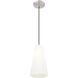 Farrell 1 Light 7.25 inch Brushed Nickel Pendant Ceiling Light