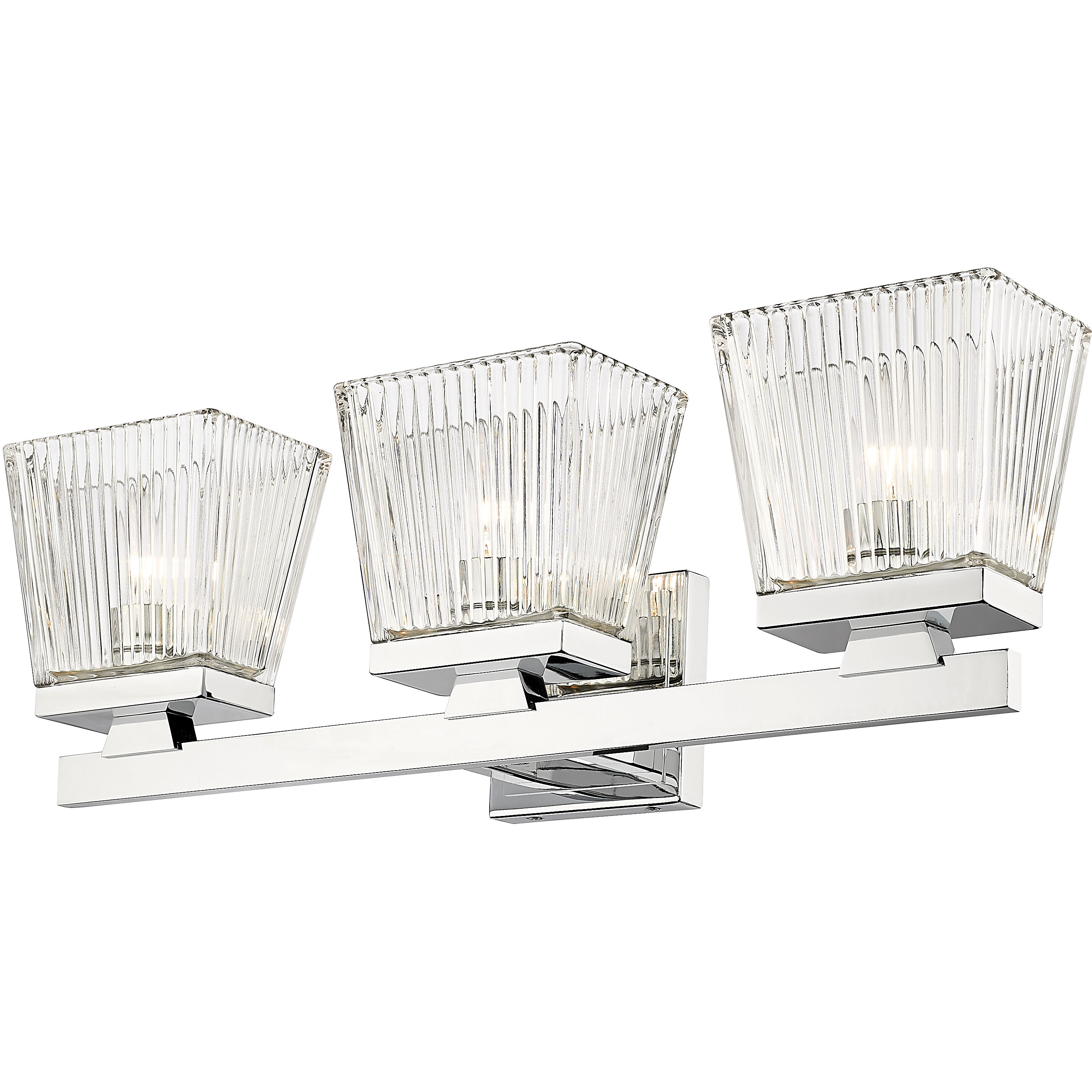 Astor 3 Light 23 inch Chrome Vanity Wall Light