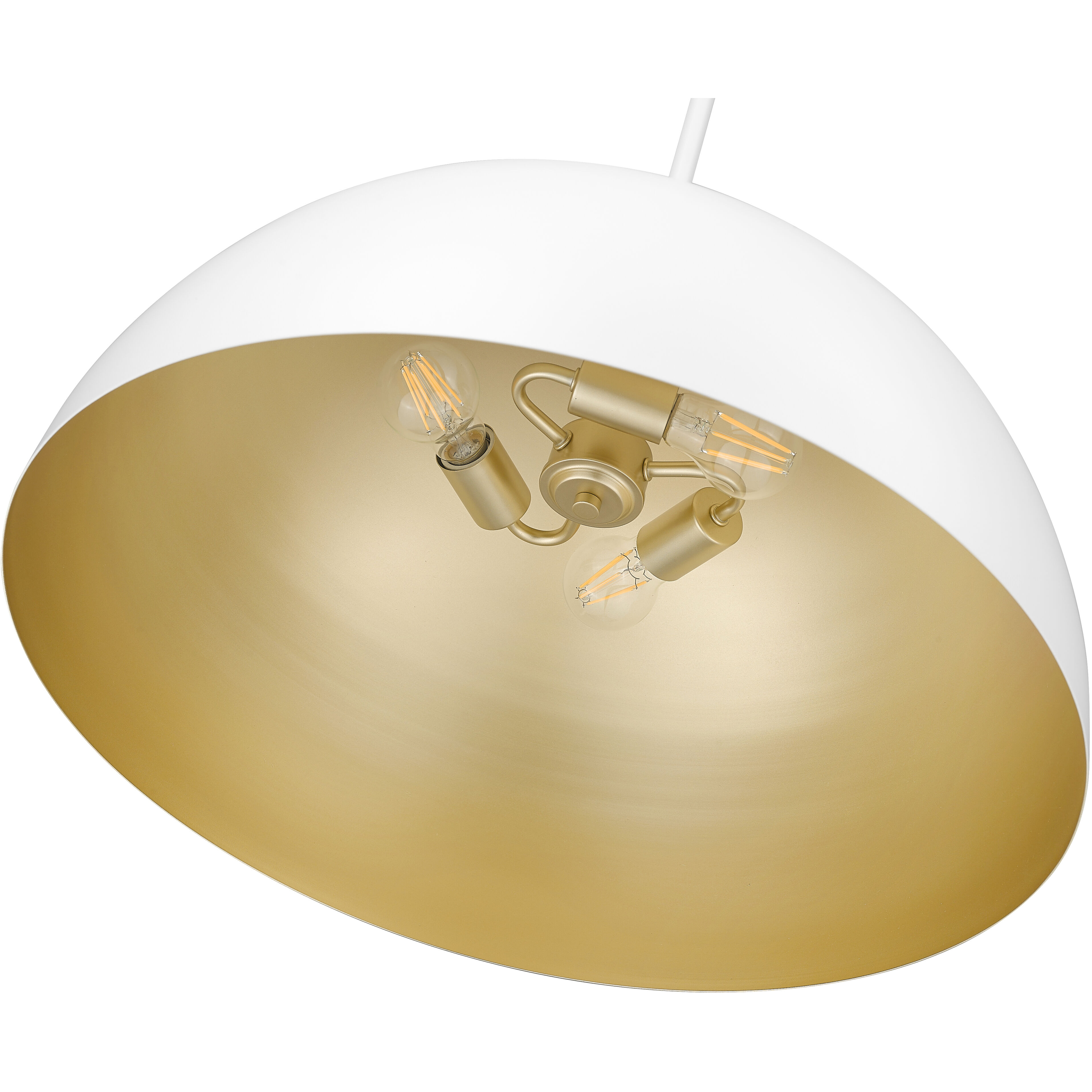 Vega Pendant Ceiling Light in Matte White