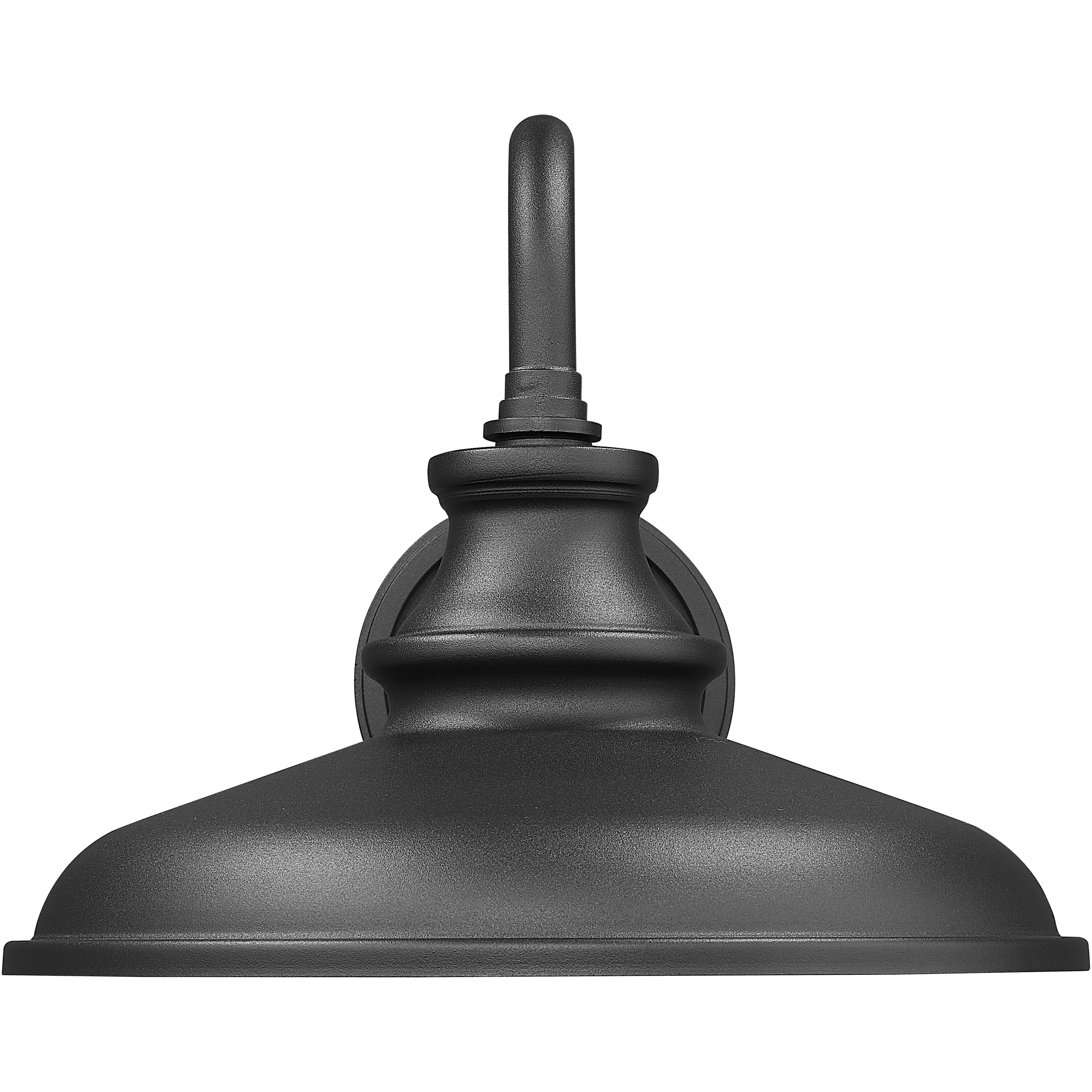 RLM 1 Light 10.25 inch Sand Black Outdoor Wall Light