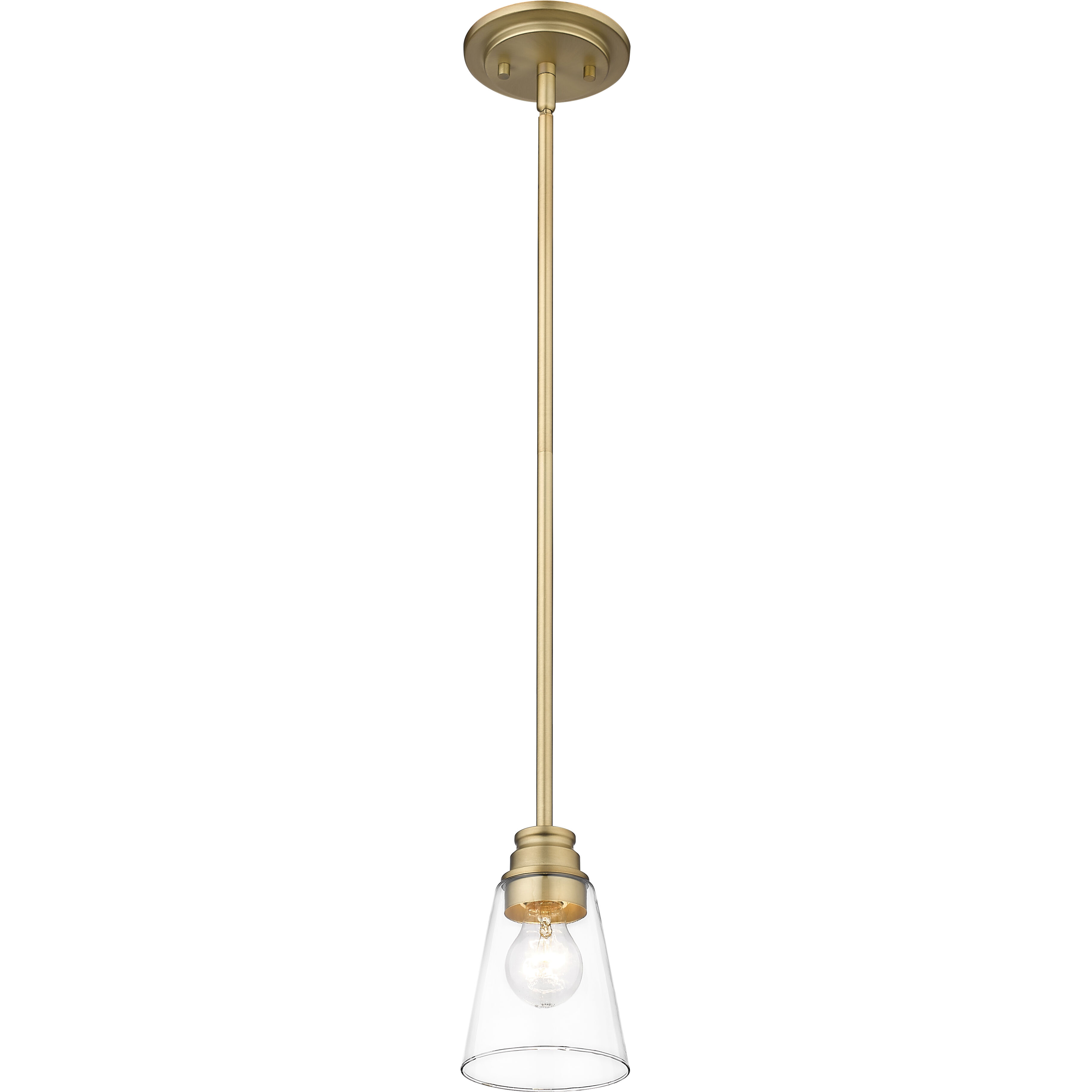 Annora 1 Light 5.5 inch Olde Brass Pendant Ceiling Light in 1.76