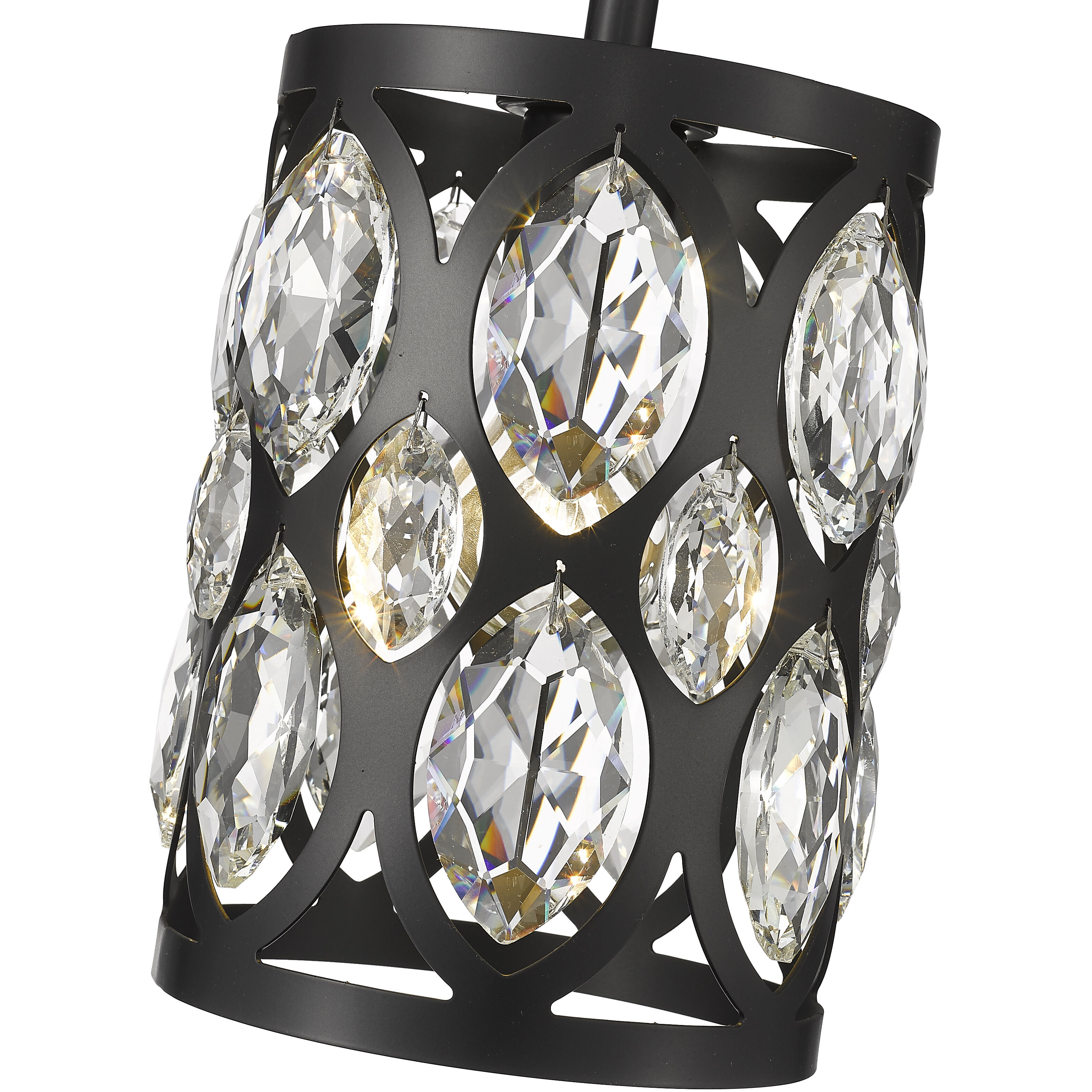 Dealey 1 Light 6.25 inch Matte Black Pendant Ceiling Light