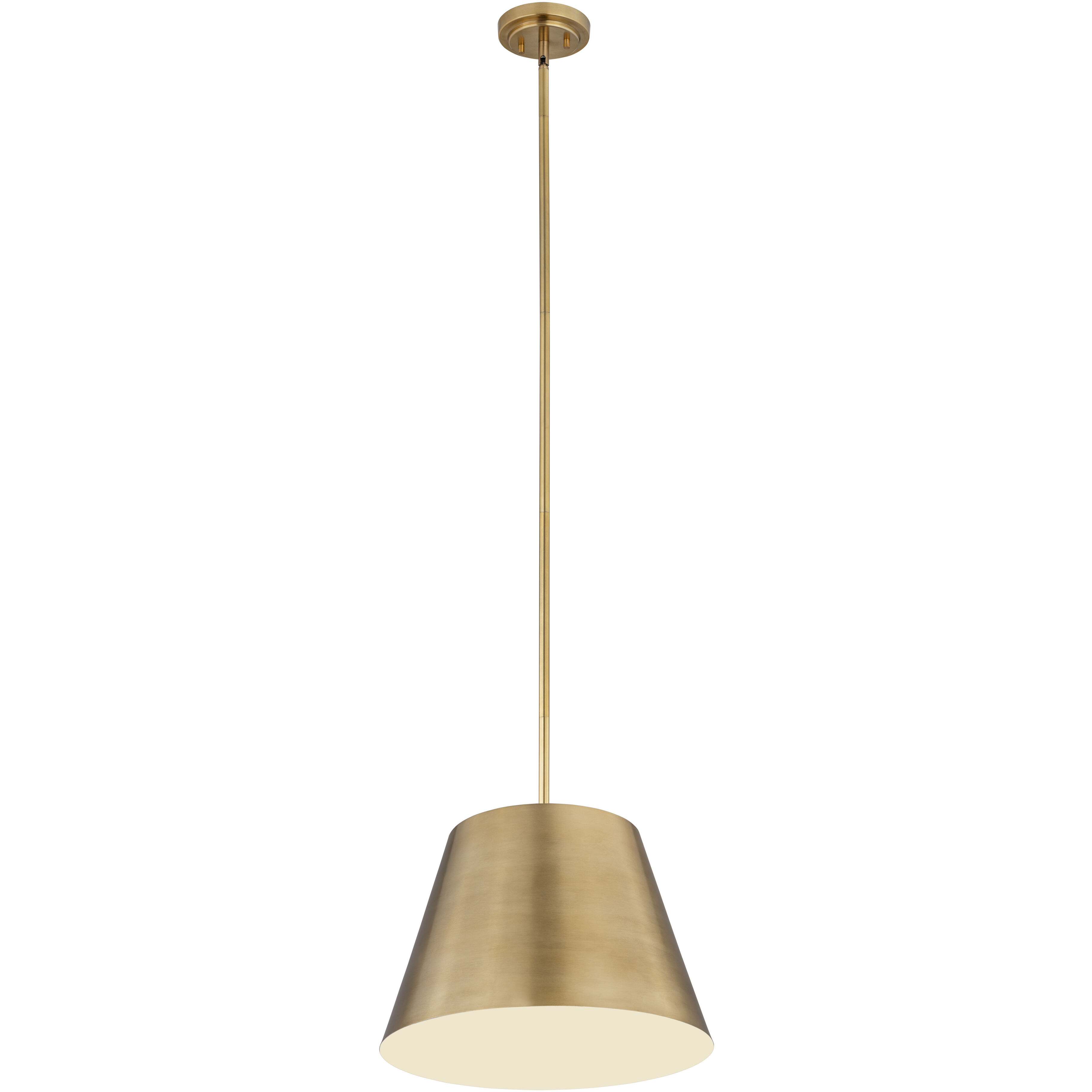 Lilly 1 Light 18 inch Rubbed Brass Pendant Ceiling Light