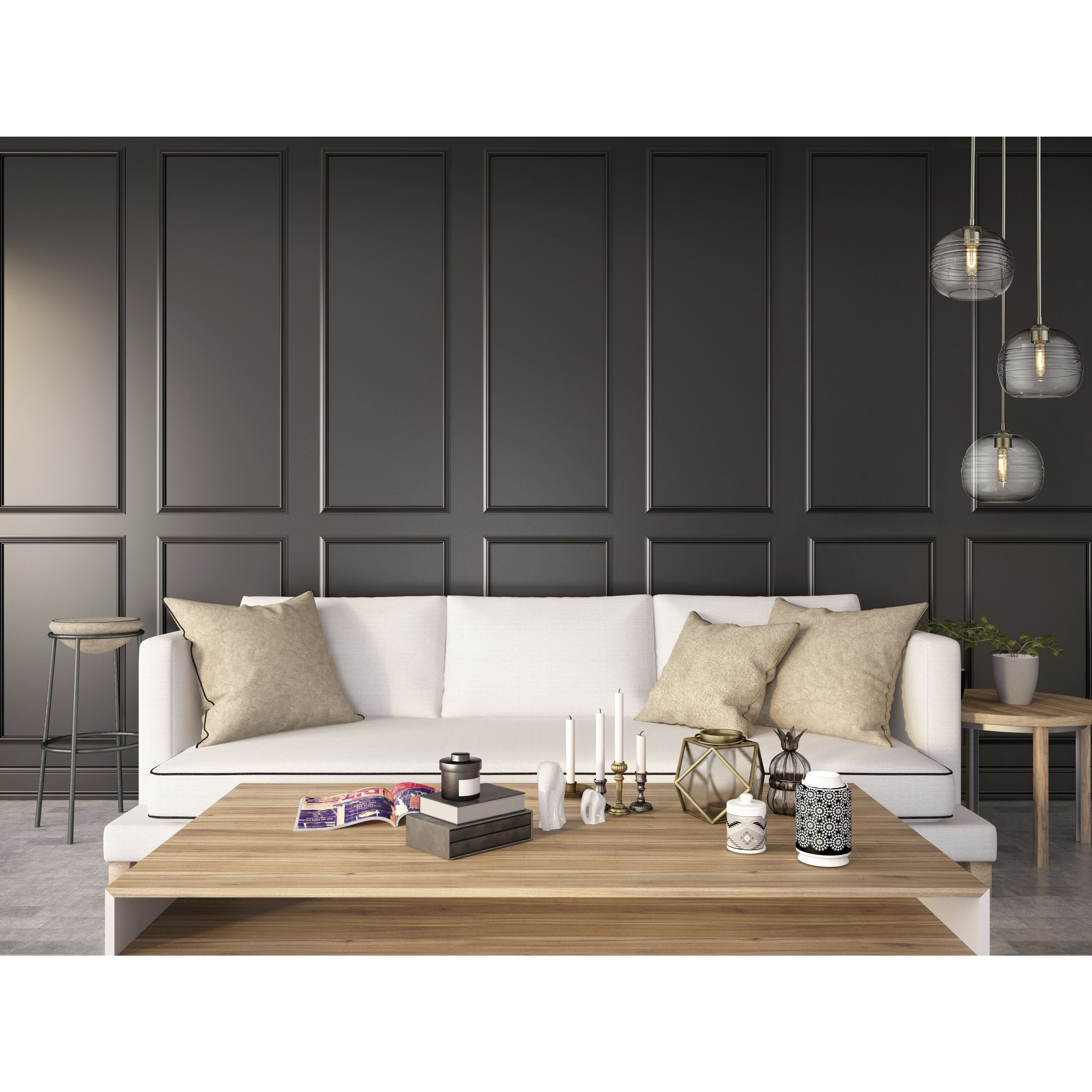 Harmony 3 Light 20 inch Brushed Nickel Chandelier Ceiling Light