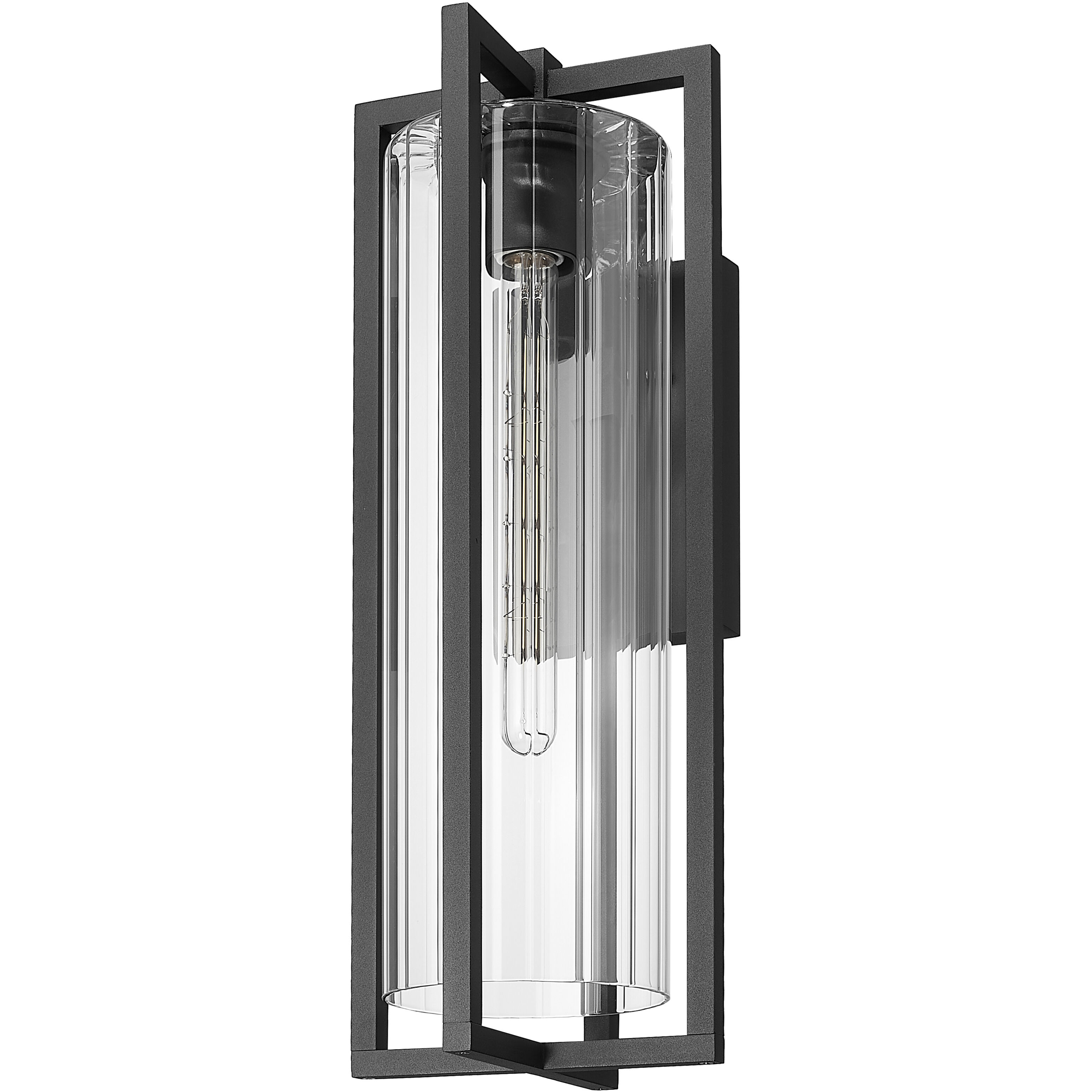 Aura Outdoor Wall Light in Black, G9